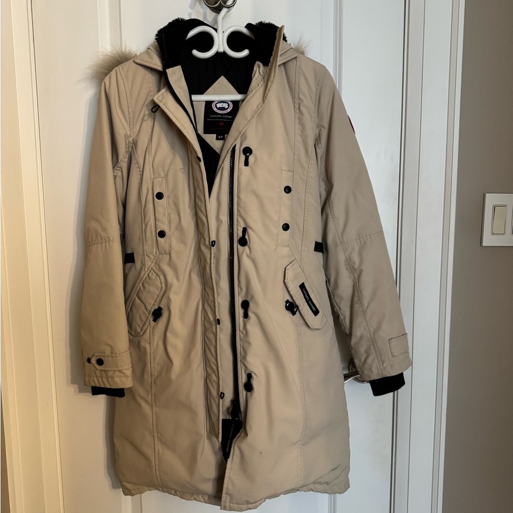Beige Kensington Parka